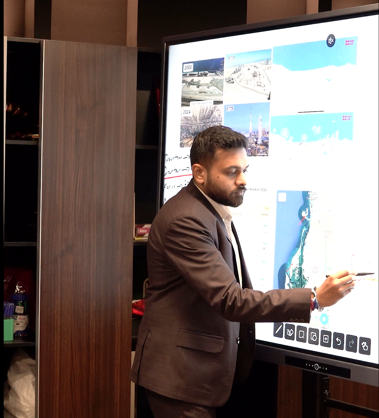 Professional businessman in modern office